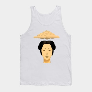 Japanese Sarcasm: Verbal Irony on a light (Knocked Out) background Tank Top